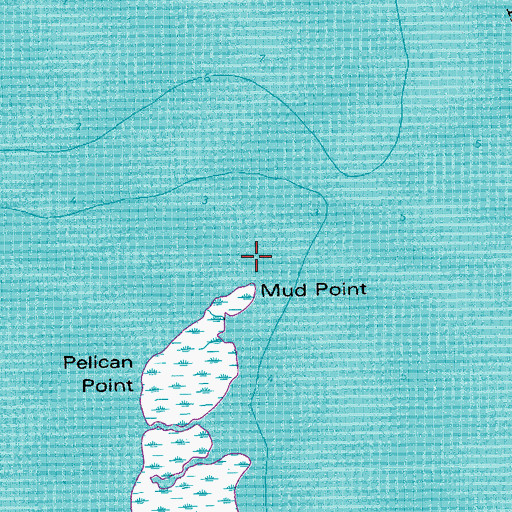 Topographic Map of Mud Point, LA