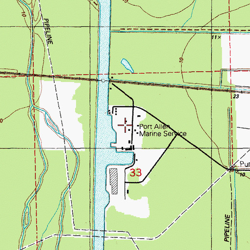 Topographic Map of Morley, LA