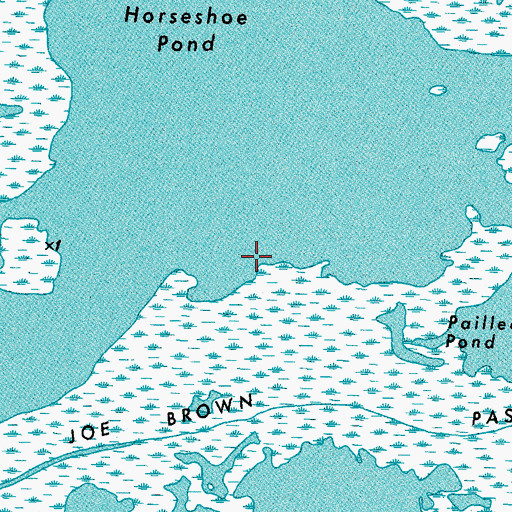 Topographic Map of Dead Man Bayou, LA