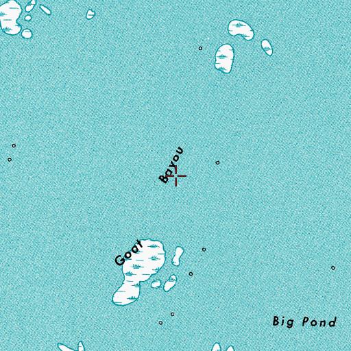 Topographic Map of Death Pond, LA