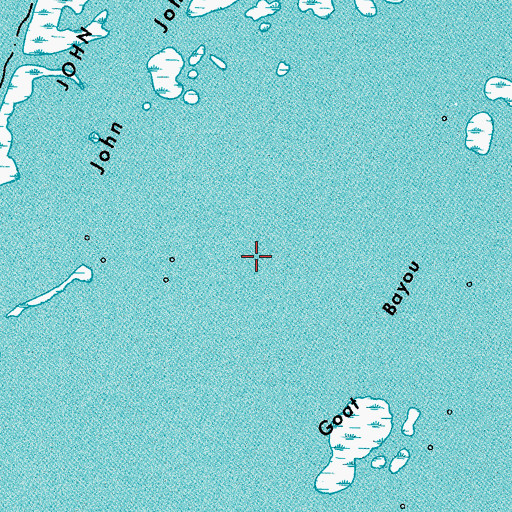 Topographic Map of Horse Duck Pond, LA