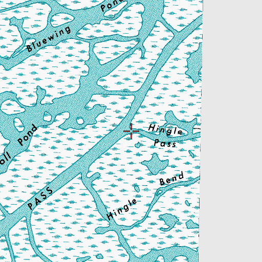Topographic Map of Parry O'Neill Reef, LA