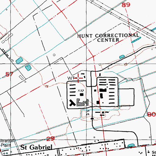 Topographic Map of Louisiana State University Agricultural Experiment Station, LA