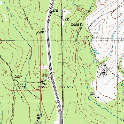 Topographic Map of Neame, LA