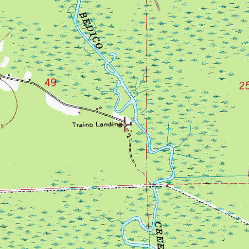 Topographic Map of Wallace Landing, LA