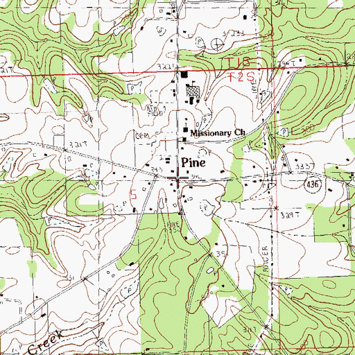 Topographic Map of Orrs Store (historical), LA