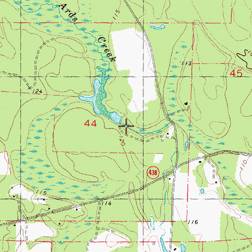 Topographic Map of Fords Mill (historical), LA