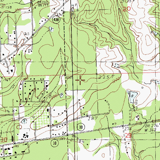Topographic Map of Franklinton Elementary School, LA
