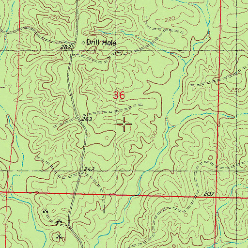 Topographic Map of Bogalusa Gas Field, LA