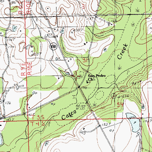 Topographic Map of Southwest School (historical), LA