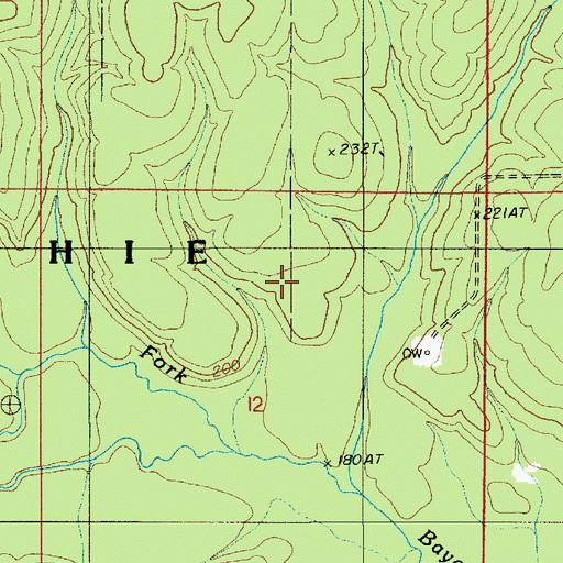 Topographic Map of Summerfield Oil Field, LA