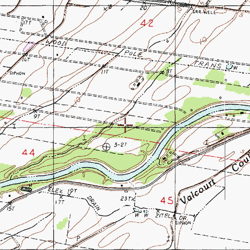 Topographic Map of Camp Steen, LA