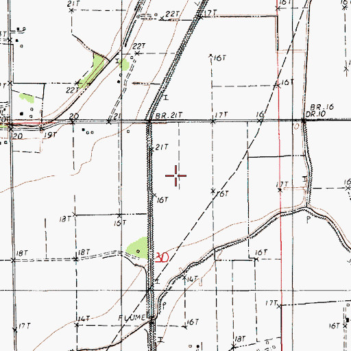 Topographic Map of Leroy Gas Field, LA