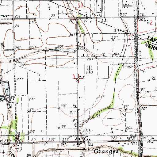Topographic Map of Maurice Gas Field, LA