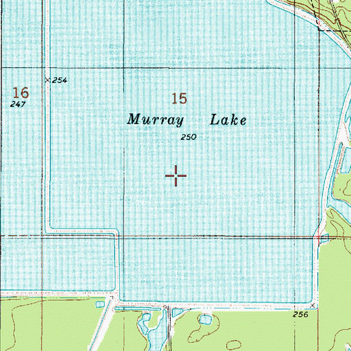 Topographic Map of The Flats, LA