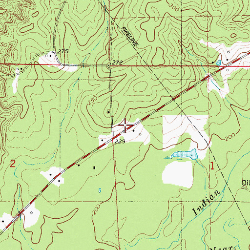 Topographic Map of Sykes Ferry Church (historical), LA