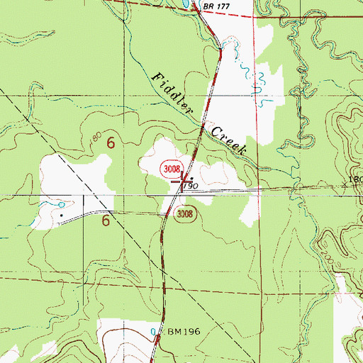 Topographic Map of Union Grove Church (historical), LA