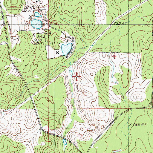 Topographic Map of Dubberly Elementary School (historical), LA