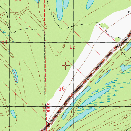 Topographic Map of Lum Point Plantation, LA