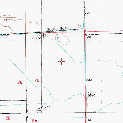 Topographic Map of Southwest Deer Park Oil Field, LA