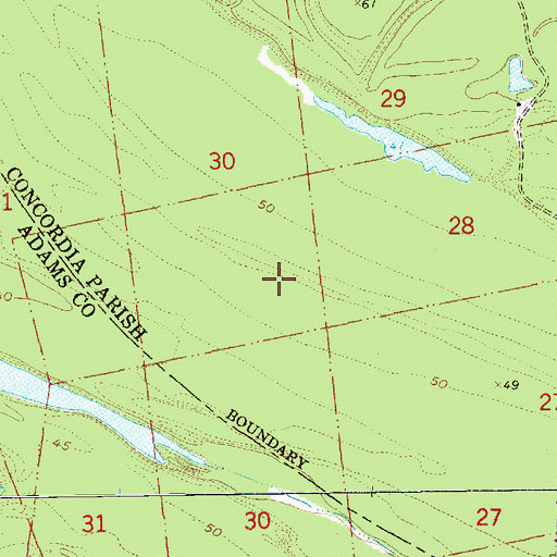 Topographic Map of West Rifle Point Oil Field, LA
