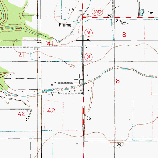 Topographic Map of Andrepont School (historical), LA