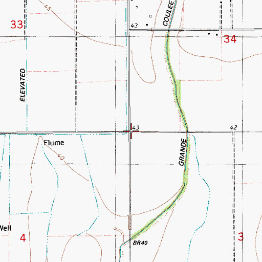 Topographic Map of Daly School (historical), LA