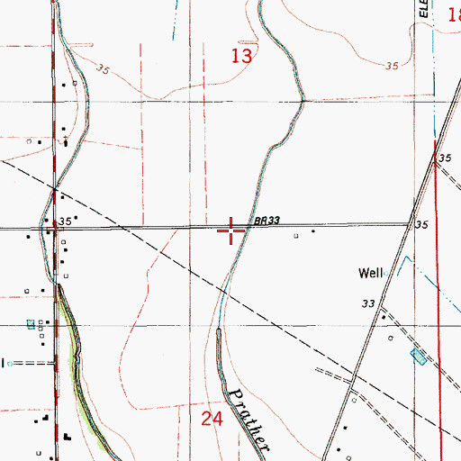 Topographic Map of Gum Point School (historical), LA