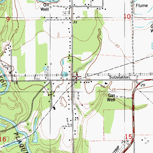 Topographic Map of Habetz School (historical), LA
