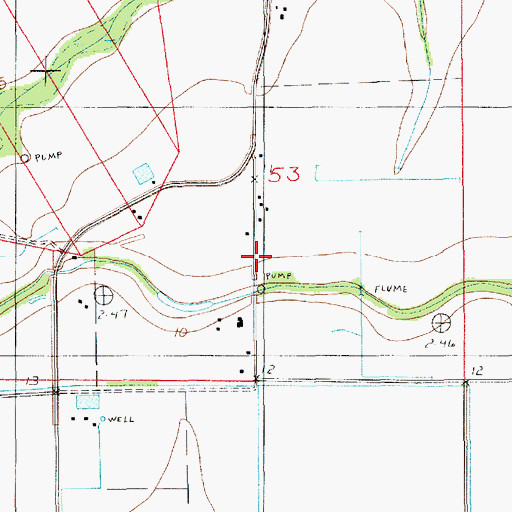 Topographic Map of Henry Le Blanc School (historical), LA