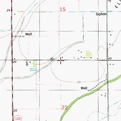 Topographic Map of Moreland School (historical), LA