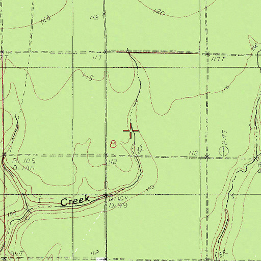 Topographic Map of East Bancroft Oil Field, LA