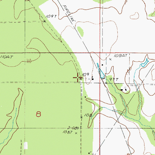 Topographic Map of Fayette (historical), LA