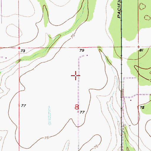 Topographic Map of South Fulton Oil Field, LA