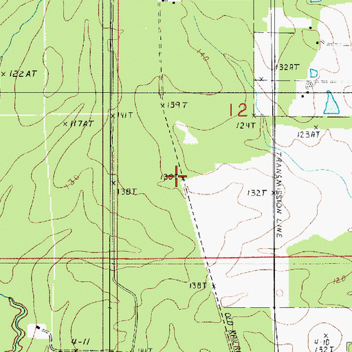 Topographic Map of Insco (historical), LA