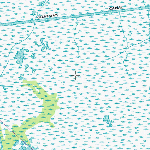 Topographic Map of Ward Eight, LA