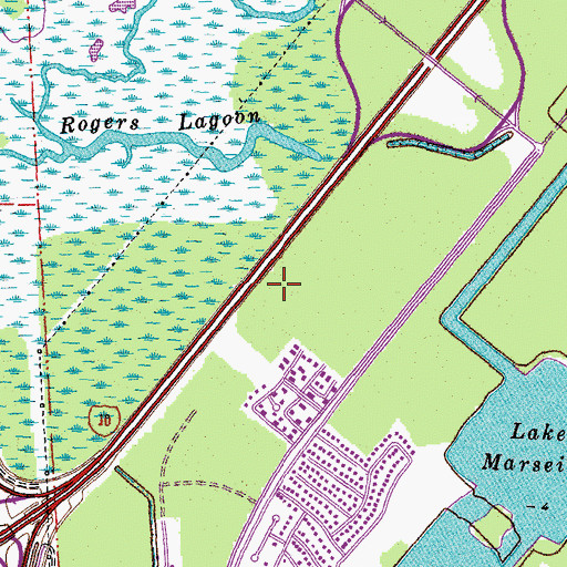 Topographic Map of City of New Orleans, LA