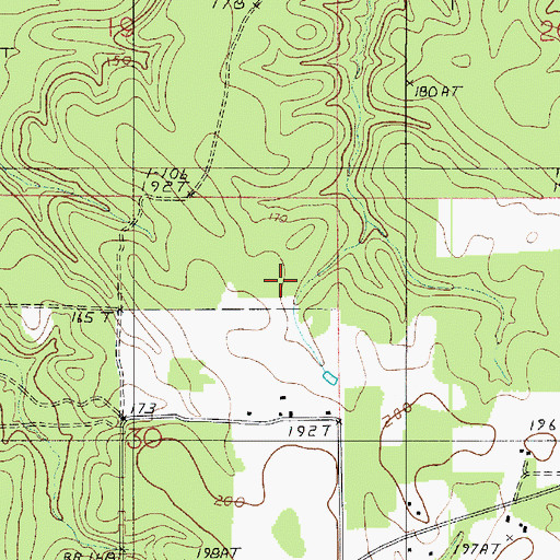 Topographic Map of Mathis School (historical), LA
