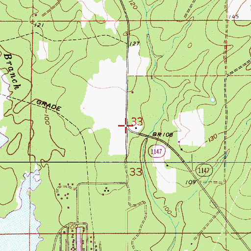 Topographic Map of Kipling, LA