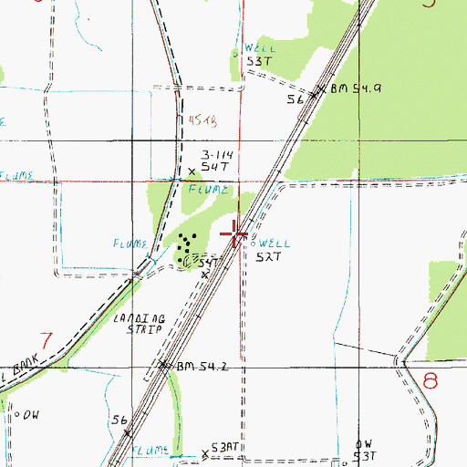 Topographic Map of Houston (historical), LA