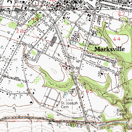 Topographic Map of Avoyelles Mental Health Clinic, LA