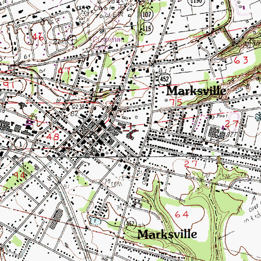 Topographic Map of Colonial Nursing Home, LA