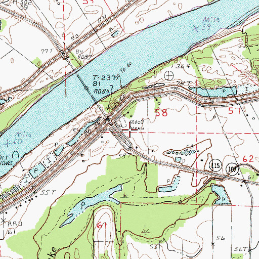 Topographic Map of Experiment Plantation (historical), LA