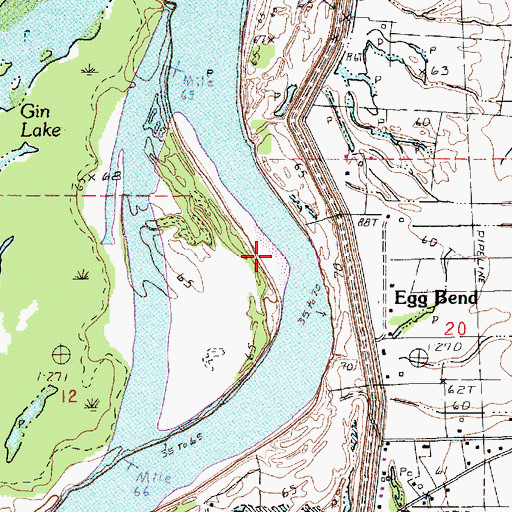 Topographic Map of George Guillott Landing, LA