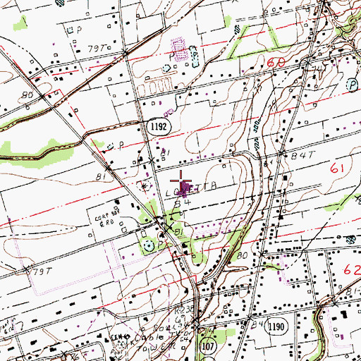 Topographic Map of Avoyelles Hospital, LA