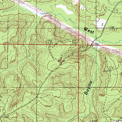 Topographic Map of Dolette (historical), LA