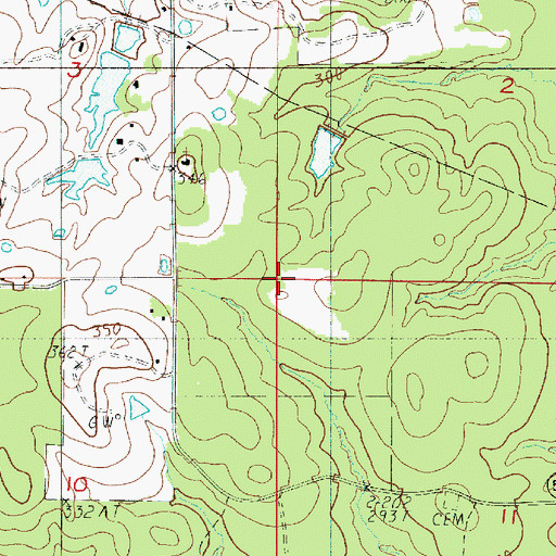 Topographic Map of Trenton Gas Field, LA