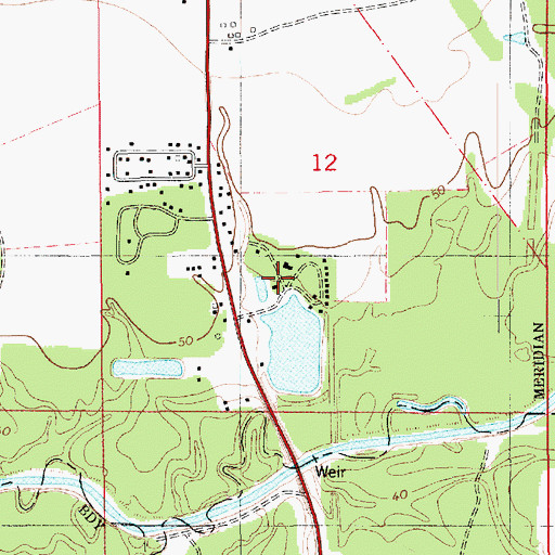 Topographic Map of Lakeview Park, LA