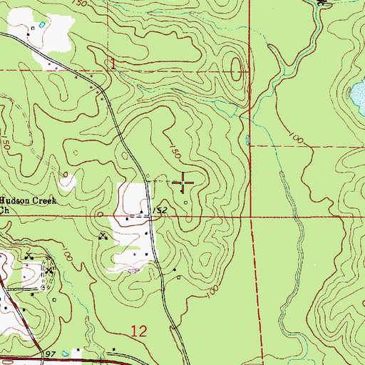 Topographic Map of Magnolia Park, LA