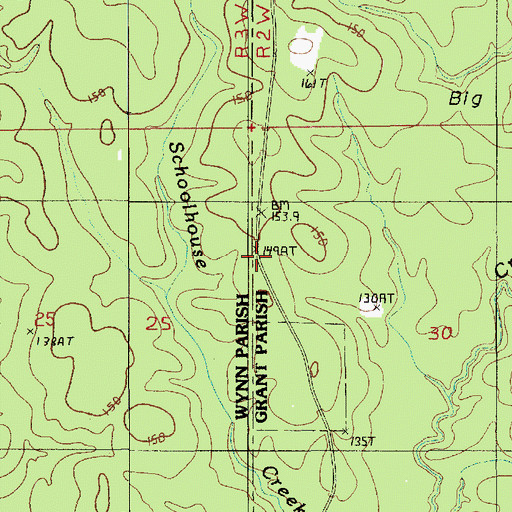 Topographic Map of Tide (historical), LA